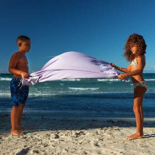 Mini fouta enfant Koh Lipe Parme 70x140 cm– coton 100% recyclé | REVA