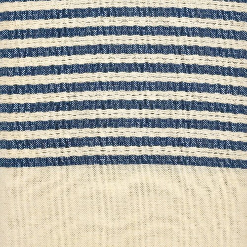 Fouta de plage Zanzibar Marine 1x2 m – coton 100% recyclé | REVA