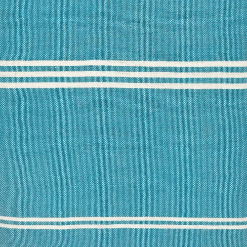 Fouta artisanale Mykonos Bleu Grec 1x2 m – coton 100% recyclé | REVA