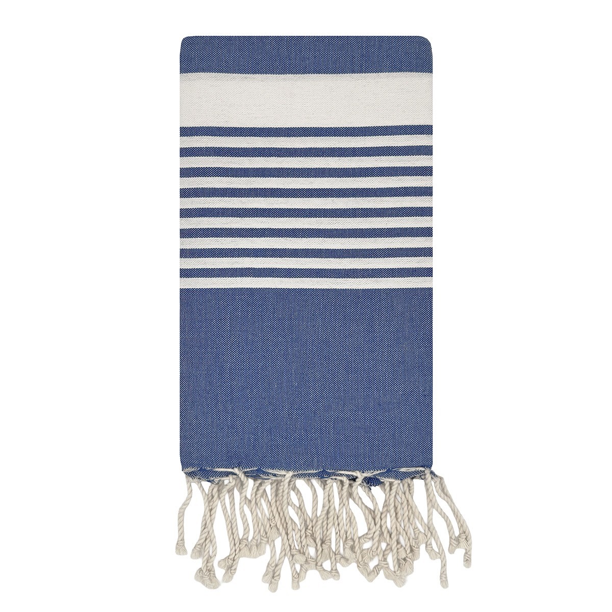 Fouta de plage Moorea Bleu Vif 1x2 m – coton 100% recyclé | REVA