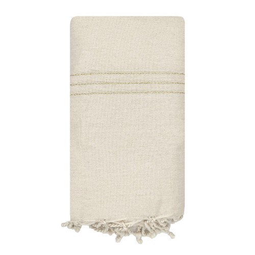 Fouta géante XXL Bali Ficelle 2x3 m – coton 100% recyclé | REVA