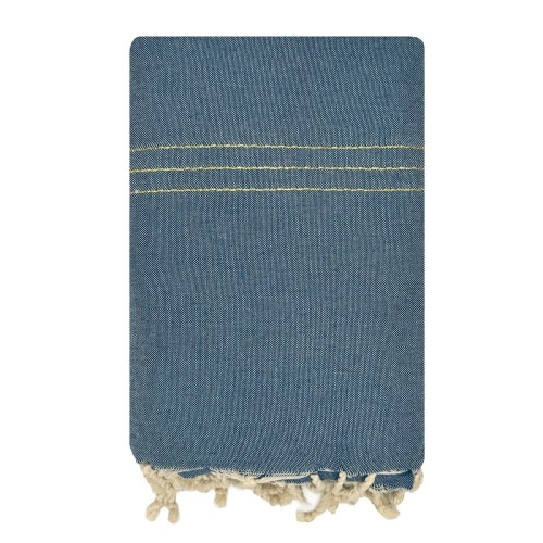Fouta géante XXL Bali Bleu Jean 2x3 m – coton 100% recyclé | REVA