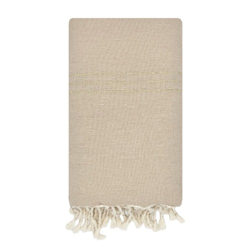 Fouta géante XXL Bali Praline 2x3 m – coton recyclé | REVA