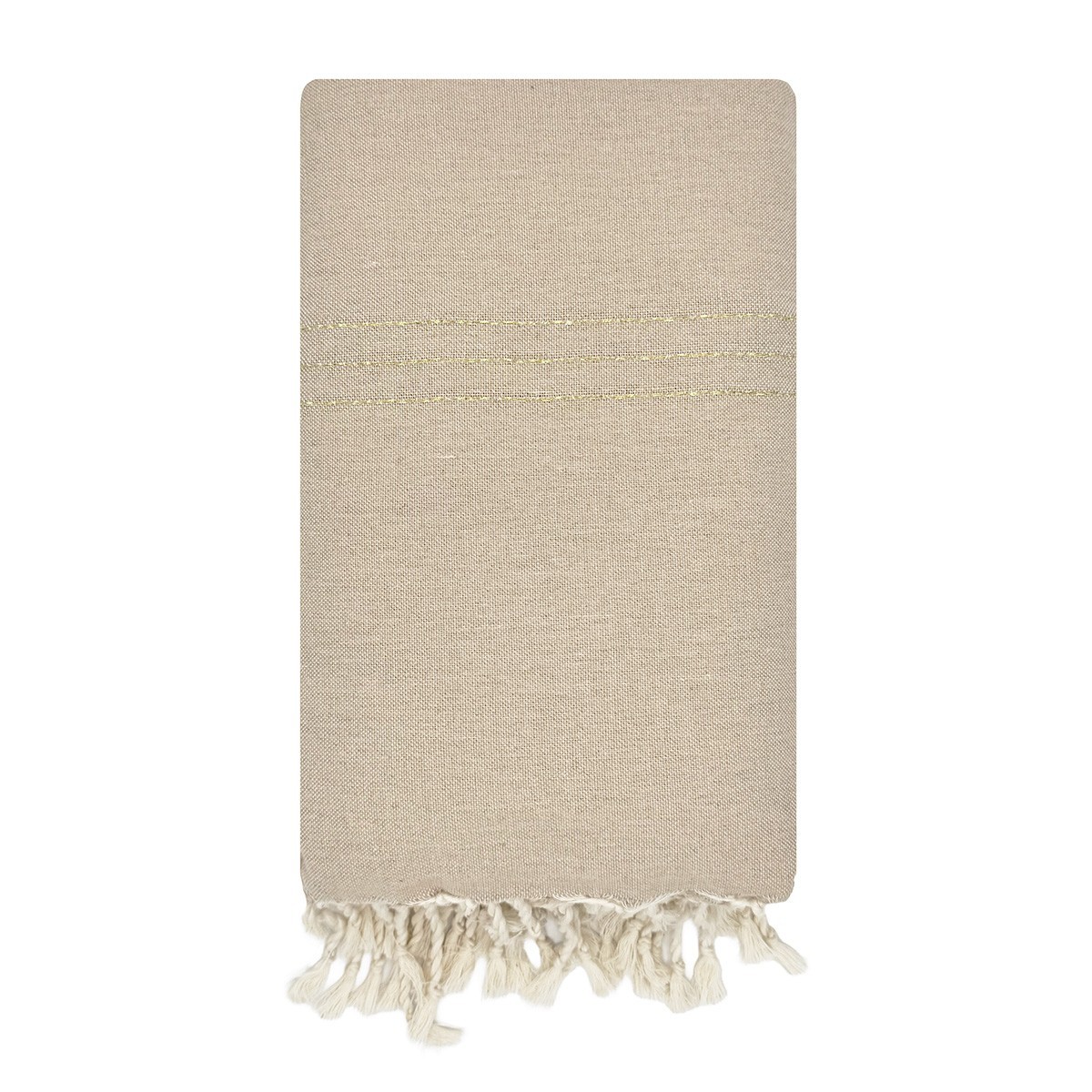 Fouta géante XXL Bali Praline 2x3 m – coton recyclé | REVA